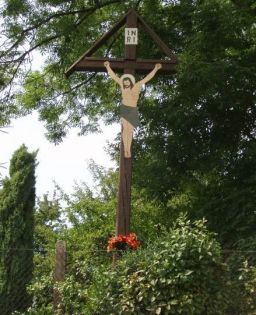 Krzyż przydrożny, Leśnica pow. strzelecki, fot. 2009