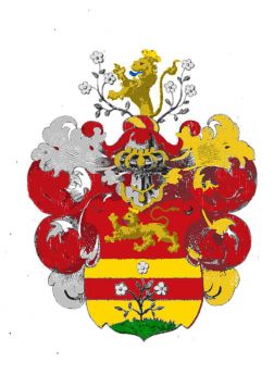 Herb nadany braciom Rösler 28 kwietnia 1546 przez cesarza Karola V przy nobilitacji.