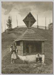 Kapliczka brogowa na Ukrainie