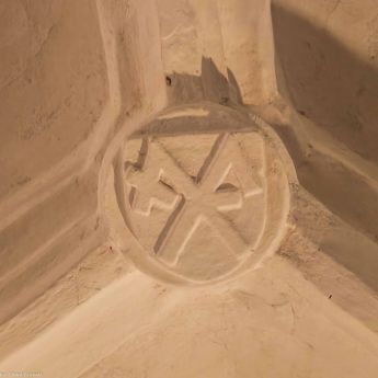 Niezidentyfikowany gmerk na zworniku sklepienia