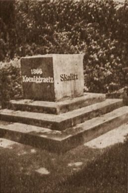 Kamień pamięci wojny z roku 1866; Grabiszyn