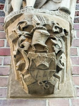 Herb Rotichenów na epitafium Johannesa Rotichena, fara elżbietańska, pocz. XV w.