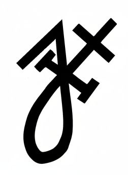 2. Znak użyty przez Dominika Dompniga w 1483 w prywatnym liście[2].