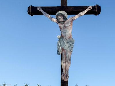 Idzików, Bystrzyca Kłodzka; poprzedni krzyż w 2025 r.