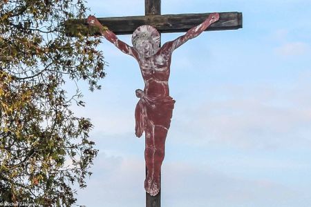 Drewniany krzyż przydrożny, Marianówka