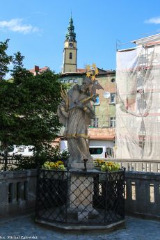 3. Pomnik św. Jana Nepomucena, Bystrzyca Kłodzka, fot. 2021