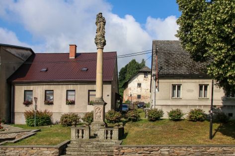 Kolumna maryjna z I tercji XVIII w.; Letohrad, kraj pardubicki[4]