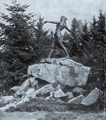Polująca Diana; Park Szczytnicki 1897 (fot. 1907)