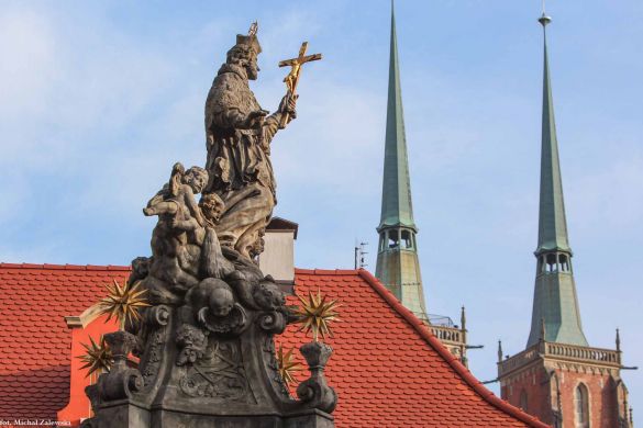 Św. Jan Nepomucen, Ostrów Tumski, fot. 2018