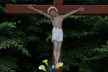 Krzyż przydrożny koło Borkowic