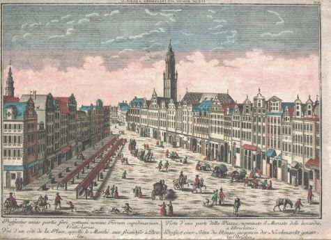 Rynek, strona Targu Łakoci (Naschmarkt-Seite). Nazwa pochodziła od towarów sprzedawanych po tej stronie rynku (towary spożywcze, owoce, tłuszcze). 1760 lub niedługo po.