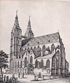 9. Kościół pw. św. Marii Magdaleny od południa w XVIII w.