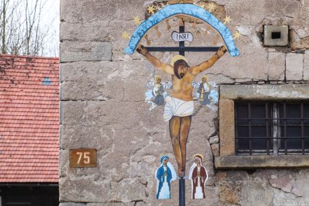 Pławna Dolna, Lubomierz; Grupa Ukrzyżowania, XIX w.