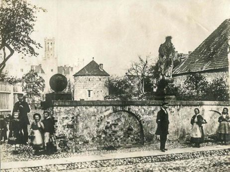 4. Św. Józef na moście nad fosą przy Bramie Dolnej w Bolesławcu, przed 1867