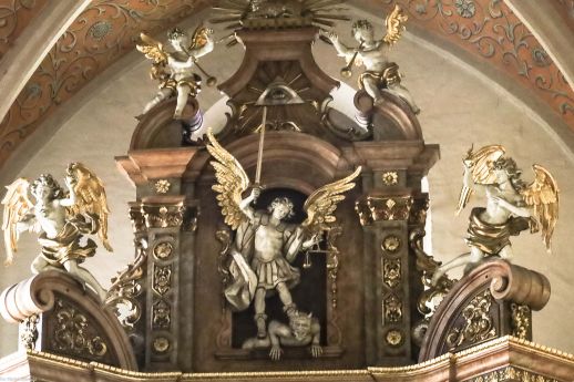 Opole, ołtarz w kościele Trójcy Świętej