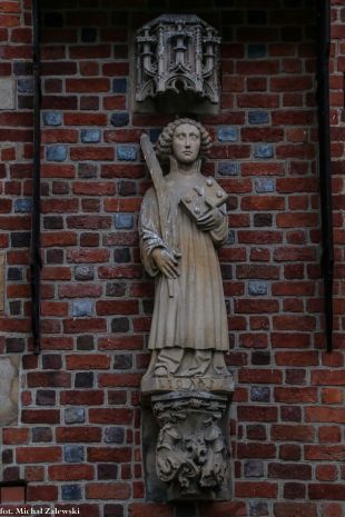 Św. Wincenty z 1470 r. na południowej ścianie wrocławskiej katedry pw. św. Jana Chrzciciela