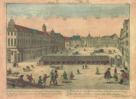 Plac Solny od północy, 1760 lub po 1760 r.