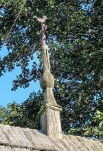 Pazdur na kapliczce przydrożnej, Bieliny pow.kielecki