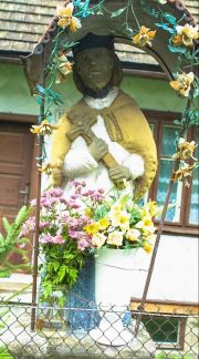 rzeźba św. Jana Nepomucena w Ślemieniu